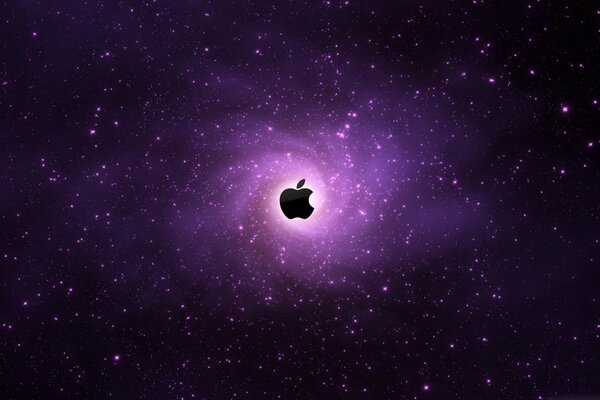 Kosmiczne logo firmy Apple