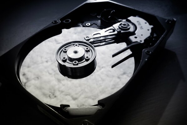 Hard disk in detail, in the context