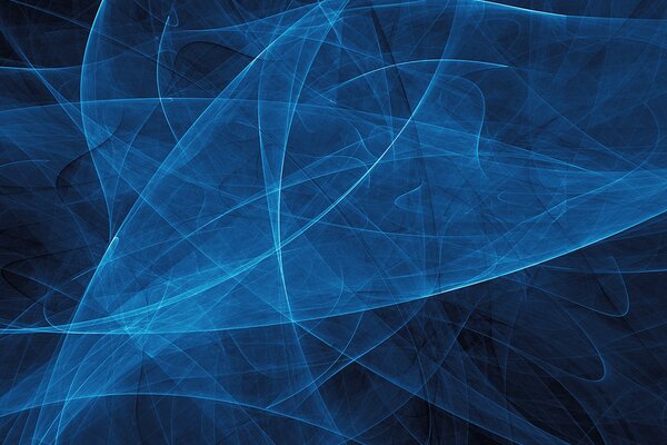 Digital art blue abstract