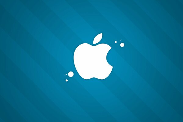 Хай-тек обои с яблоком компании Apple на рабочий стол