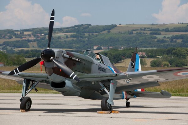 Ancien avion de la grande guerre