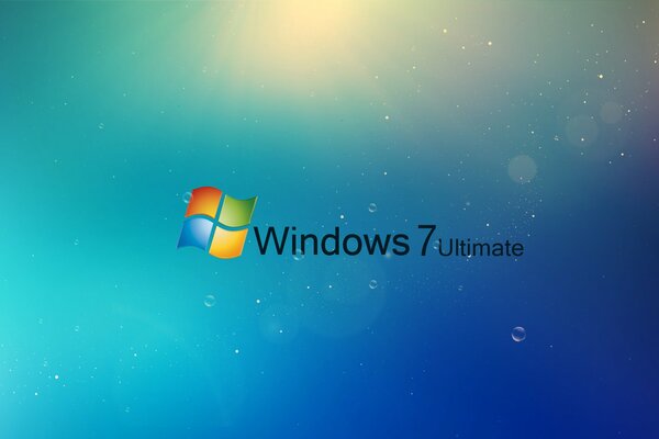 Windows 7 Ultimate. Burbujas y rayos