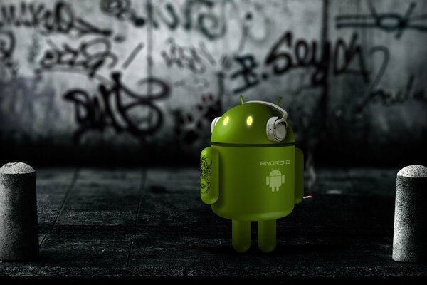 Art moderne Android graffiti