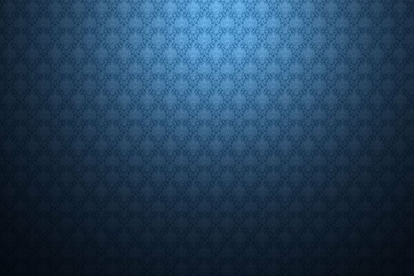 Monotonous pattern on a blue background