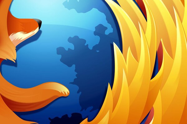 Schönes Logo von Mozila firefox