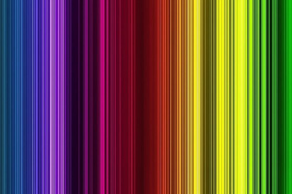 Lignes de couleurs multicolores du spectre