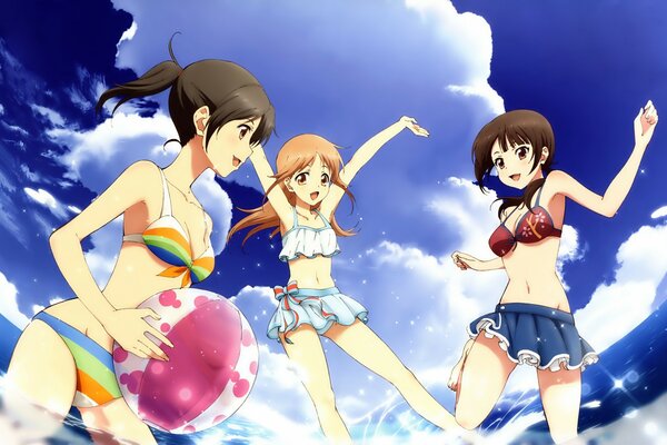 Ragazze in bikini da anime