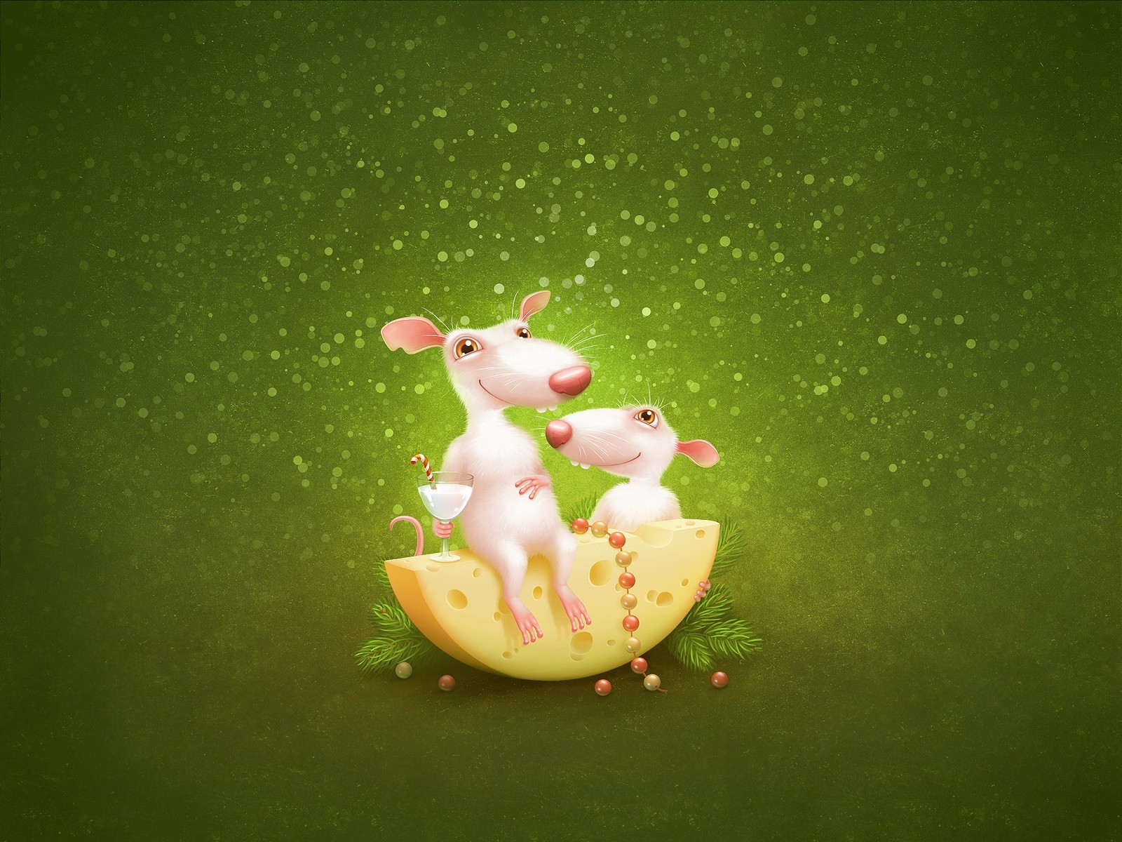 mouse rat cheese green