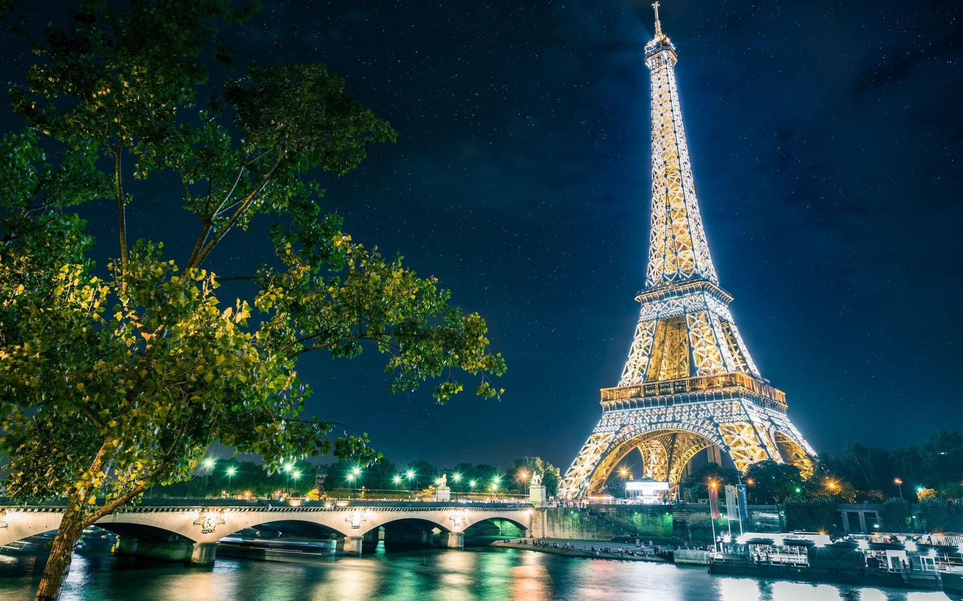 die seine der fluss der baum frankreich der eiffelturm die brücke paris qatar airways die seine die promenade