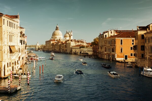 Schönes sonniges Italien. Venedig