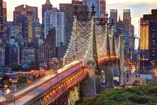 Beautiful bridge in New York