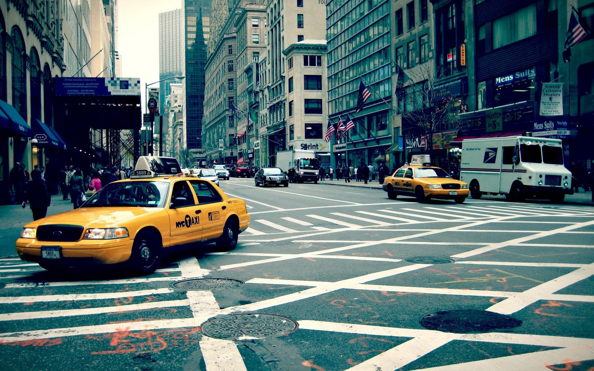 treet taxi new york town