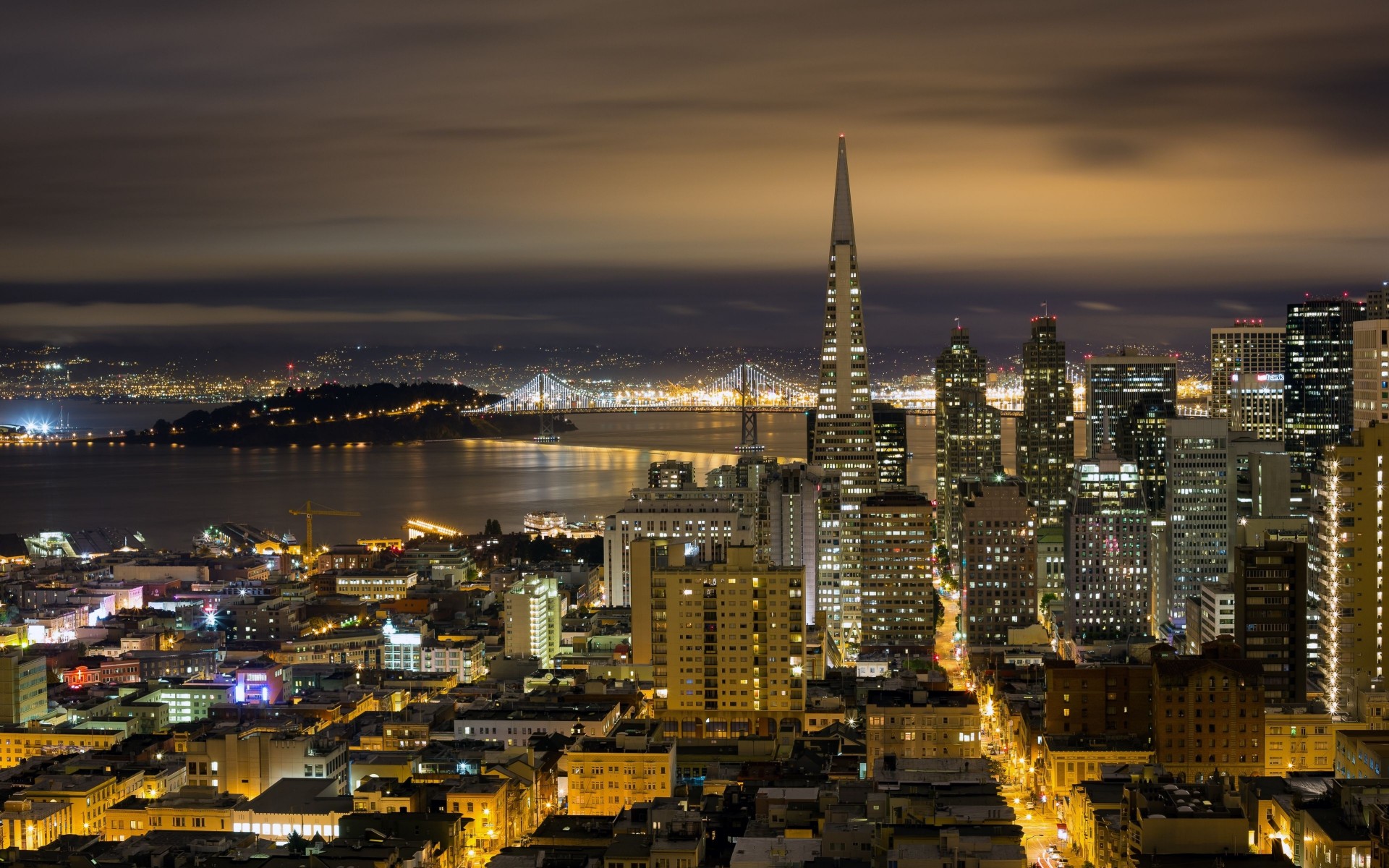 nachtstadt kalifornien san francisco