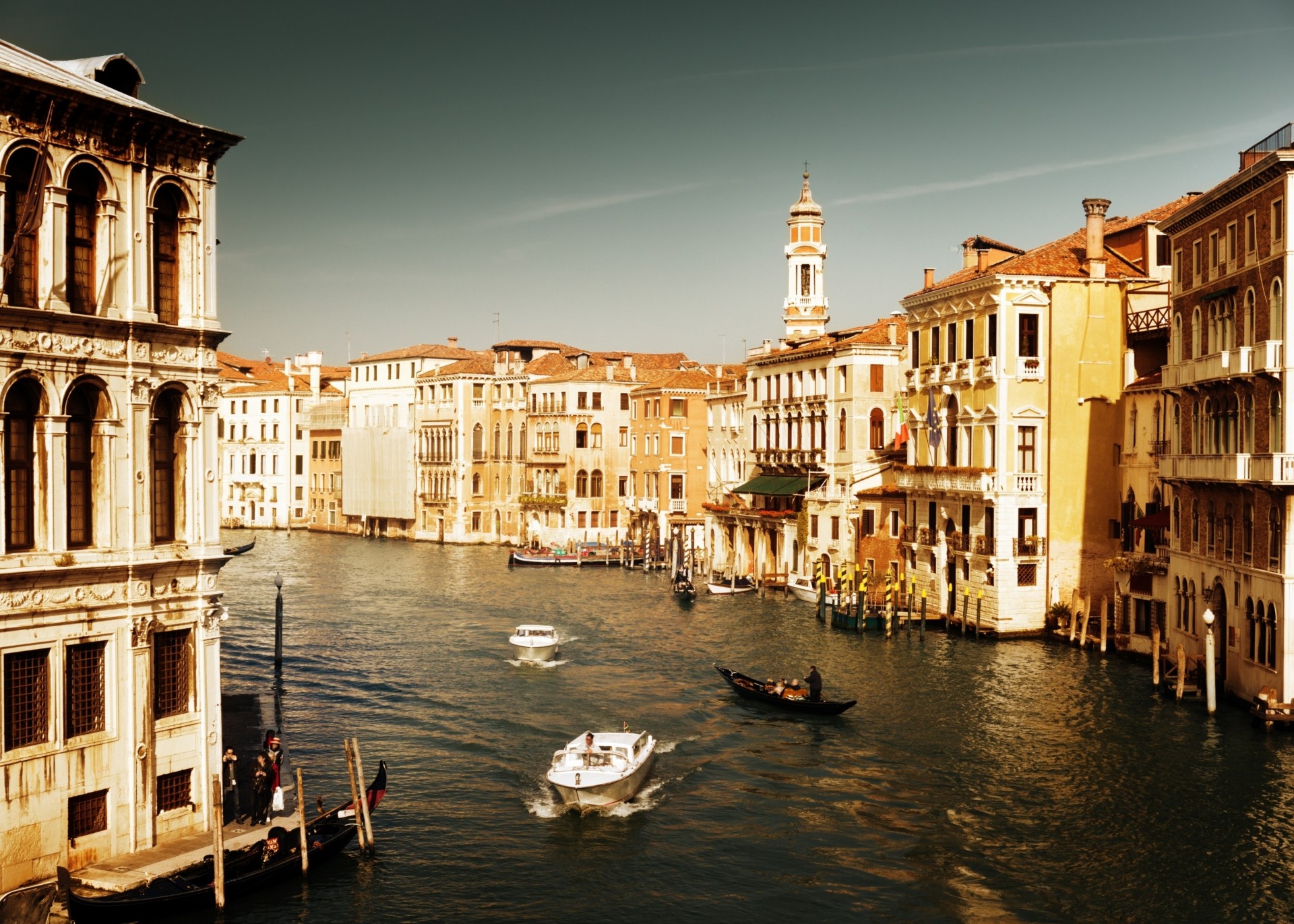 italien architektur venedig wasser meer häuser