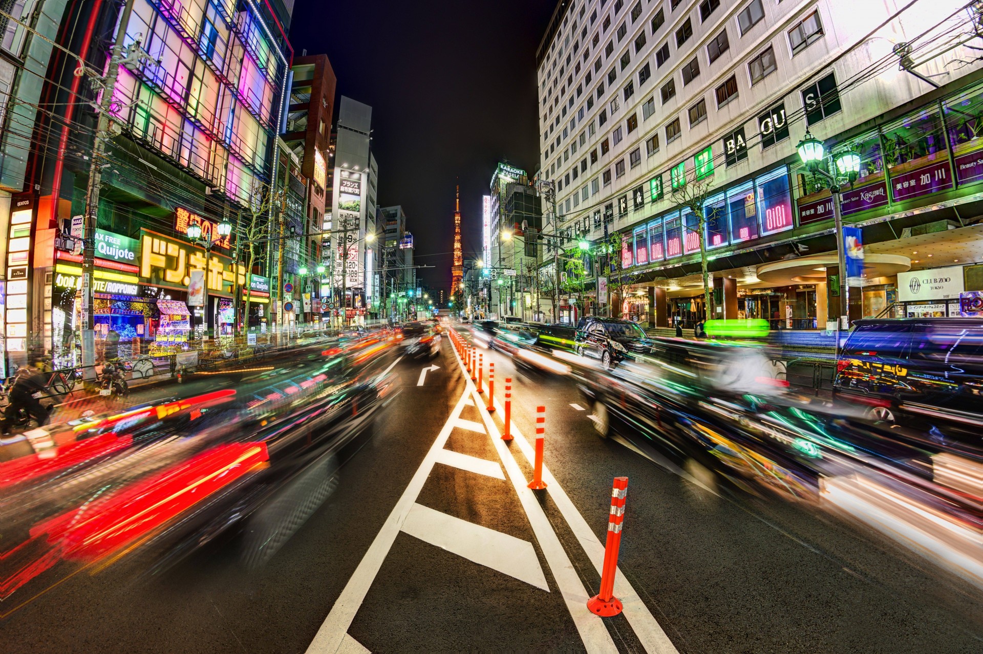 traffico strada tokyo città