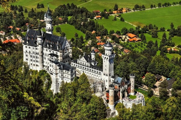 Photo du château de Neuschwanstein en Allemagne