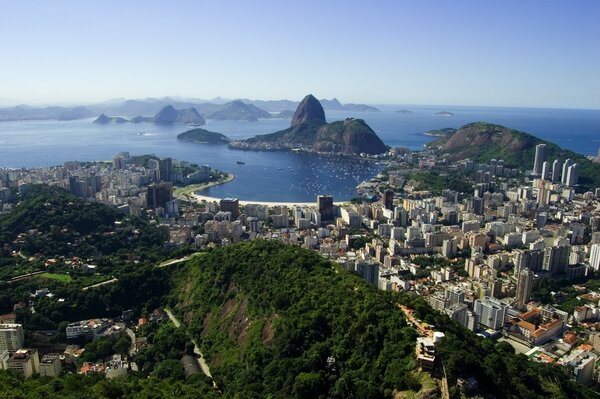 Бразилия вид с верху
