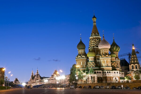 Roter Platz in Moskau, der Hauptstadt Russlands