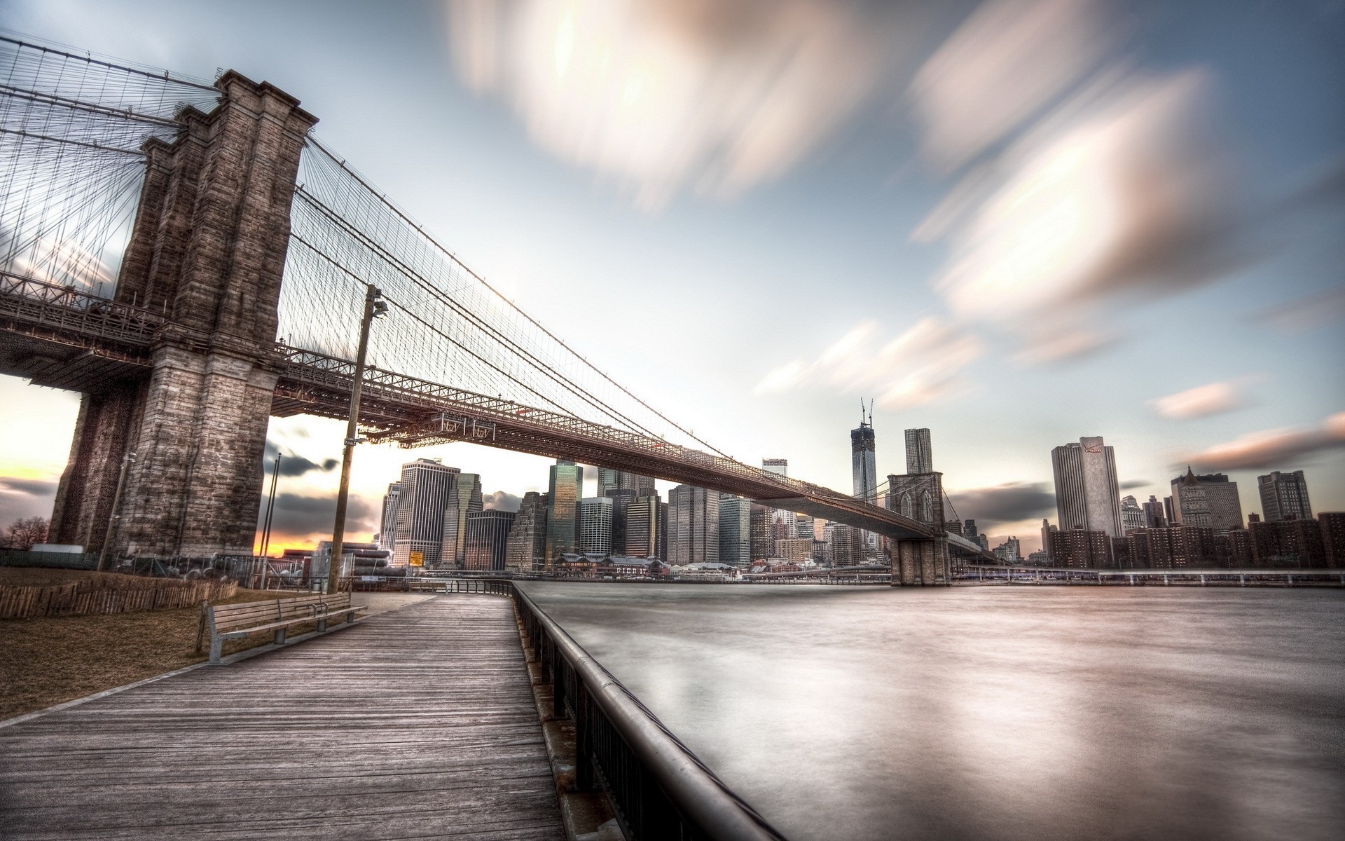 nowy jork brooklyn bridge usa