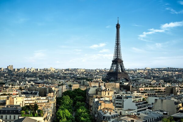 Francja Paryż katar z wysokości