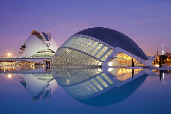 Notte bella città di Valencia