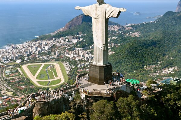 Estatua de la libertad en río de Janeiro