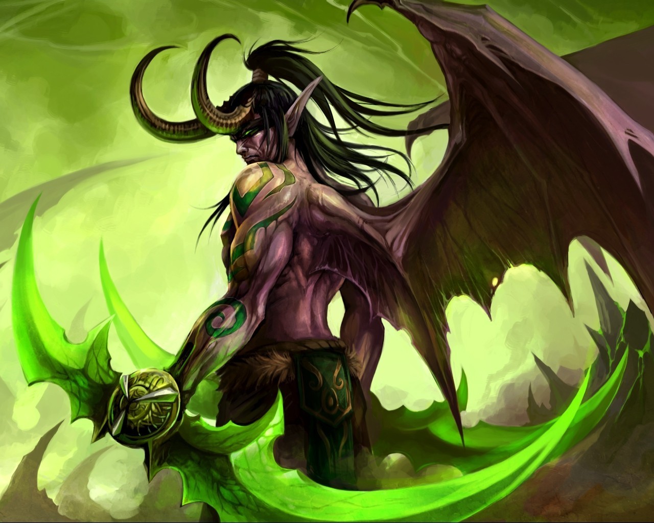 illidan rabbia della tempesta wow mondo di warcraft