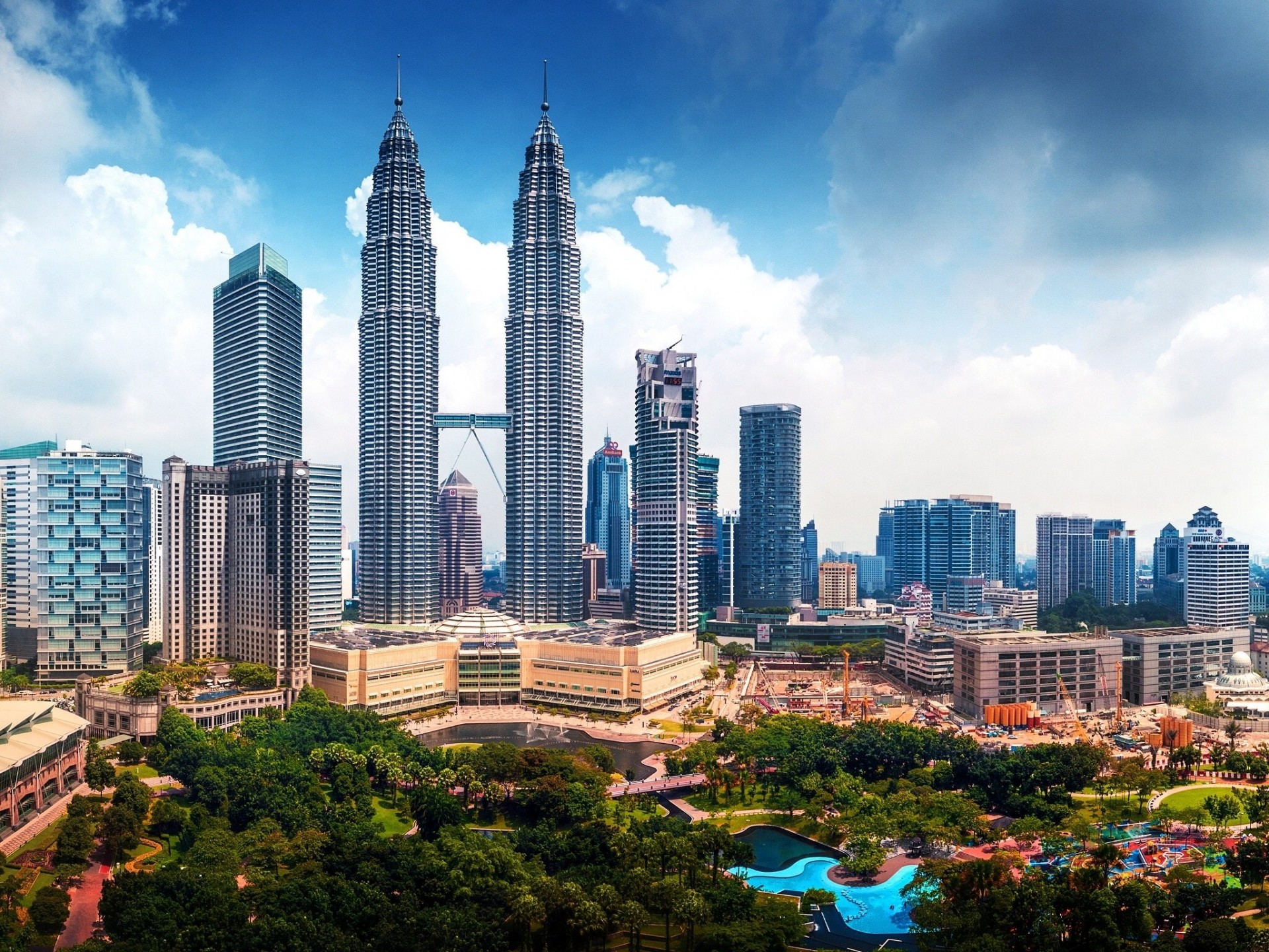 malezja drapacze chmur panorama budynek kuala lumpur