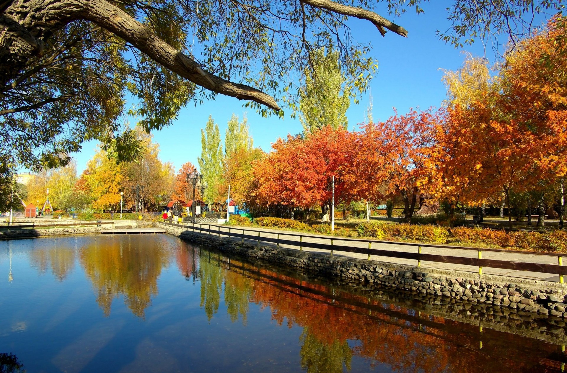 russland herbst stadt