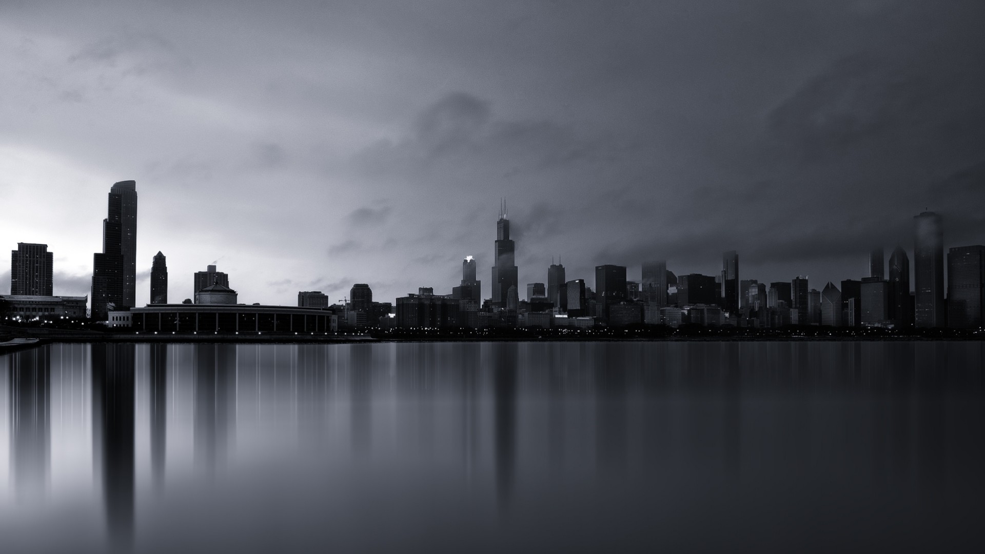 états-unis chicago brouillard amérique