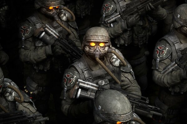 Killzone solbats game with weapons