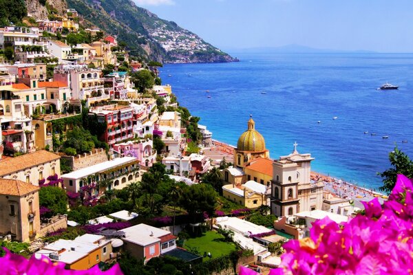 Italie brillante avec des couleurs multicolores