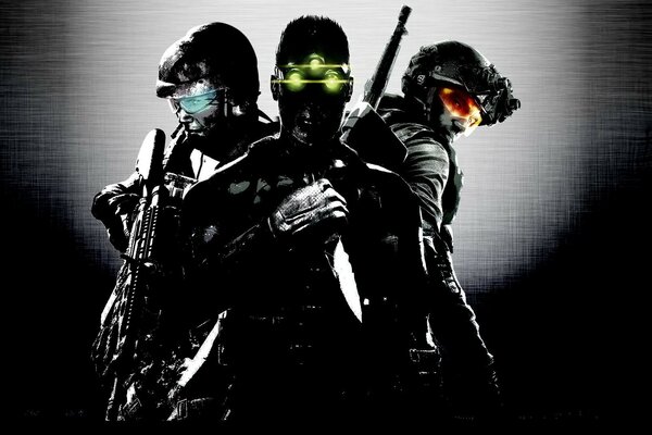 Los hombres con armas del juego tom clancy