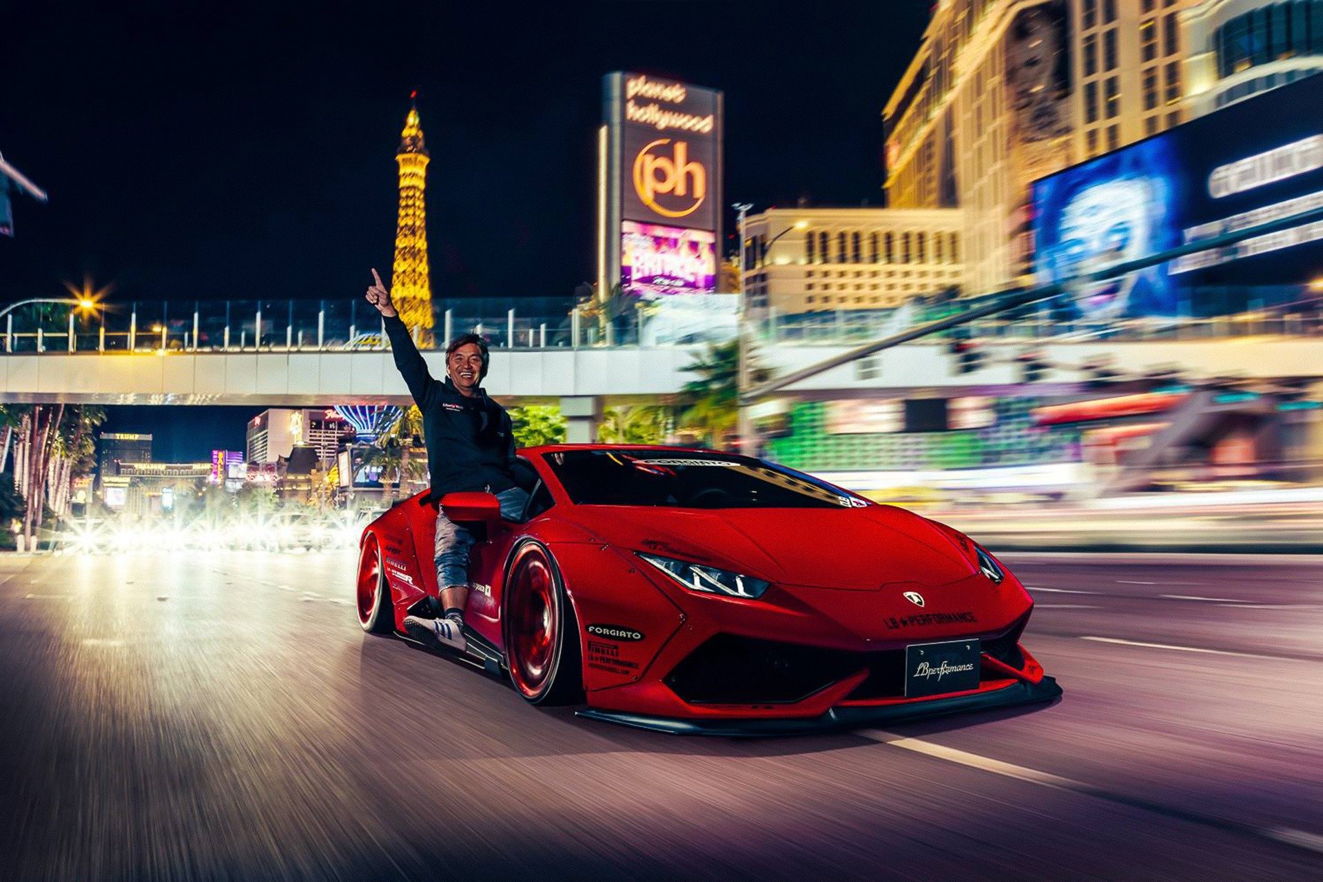 lamborghini hurricane lp610-4 freiheit zu fuß forgiato räder rot yandell-pfeffer