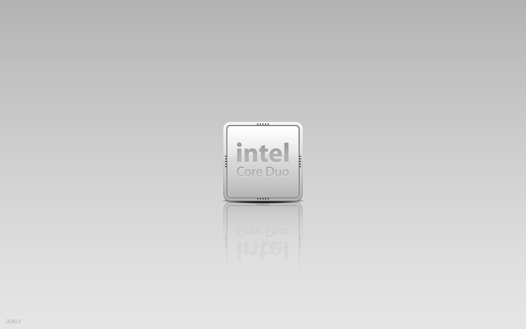 carré gris processeur minimalisme intel entreprise emblèmes logos gris fond gris réflexion icône dégradé fond clair macro techno noir et blanc