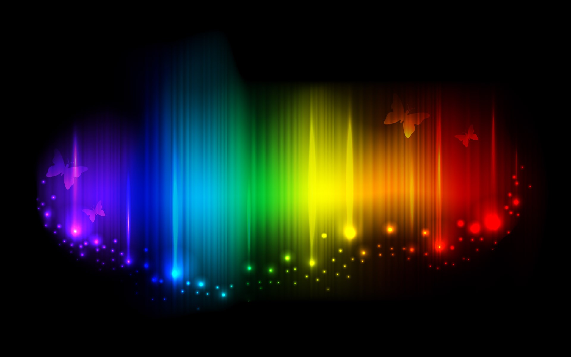 butterfly spectrum rainbow spark