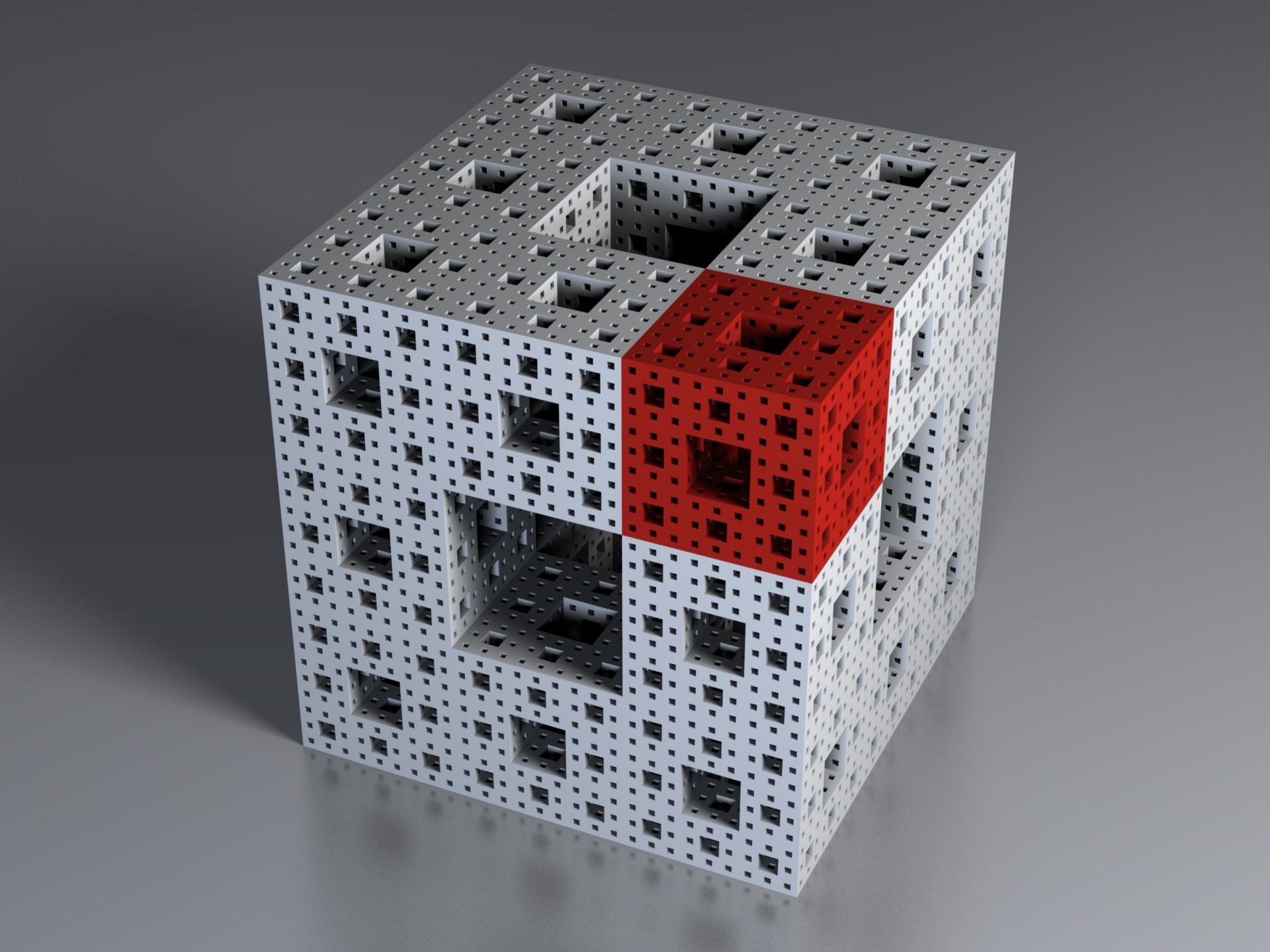 éponge menger cube