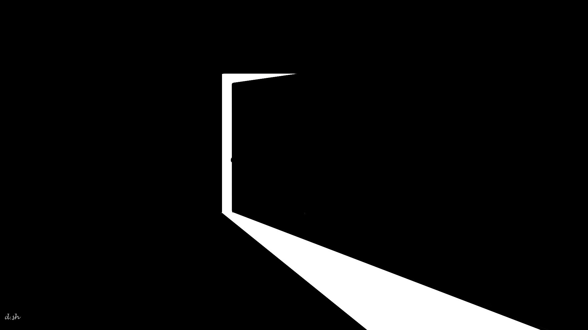 puerta entreabierta habitación oscura minimalismo arte luz simplicidad contraste blanco estilo fondo oscuro fondo negro