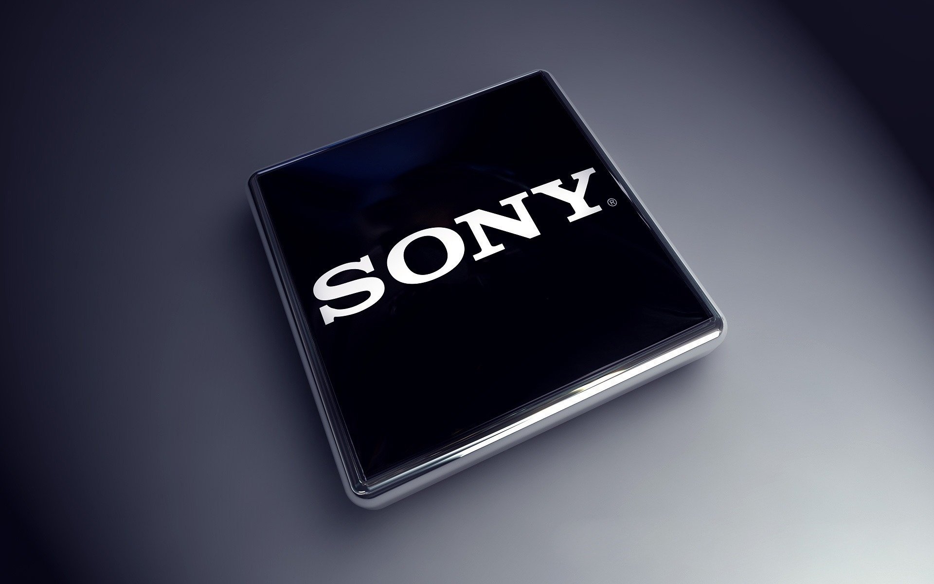 ony firma sony emblematy loga czarno-biały