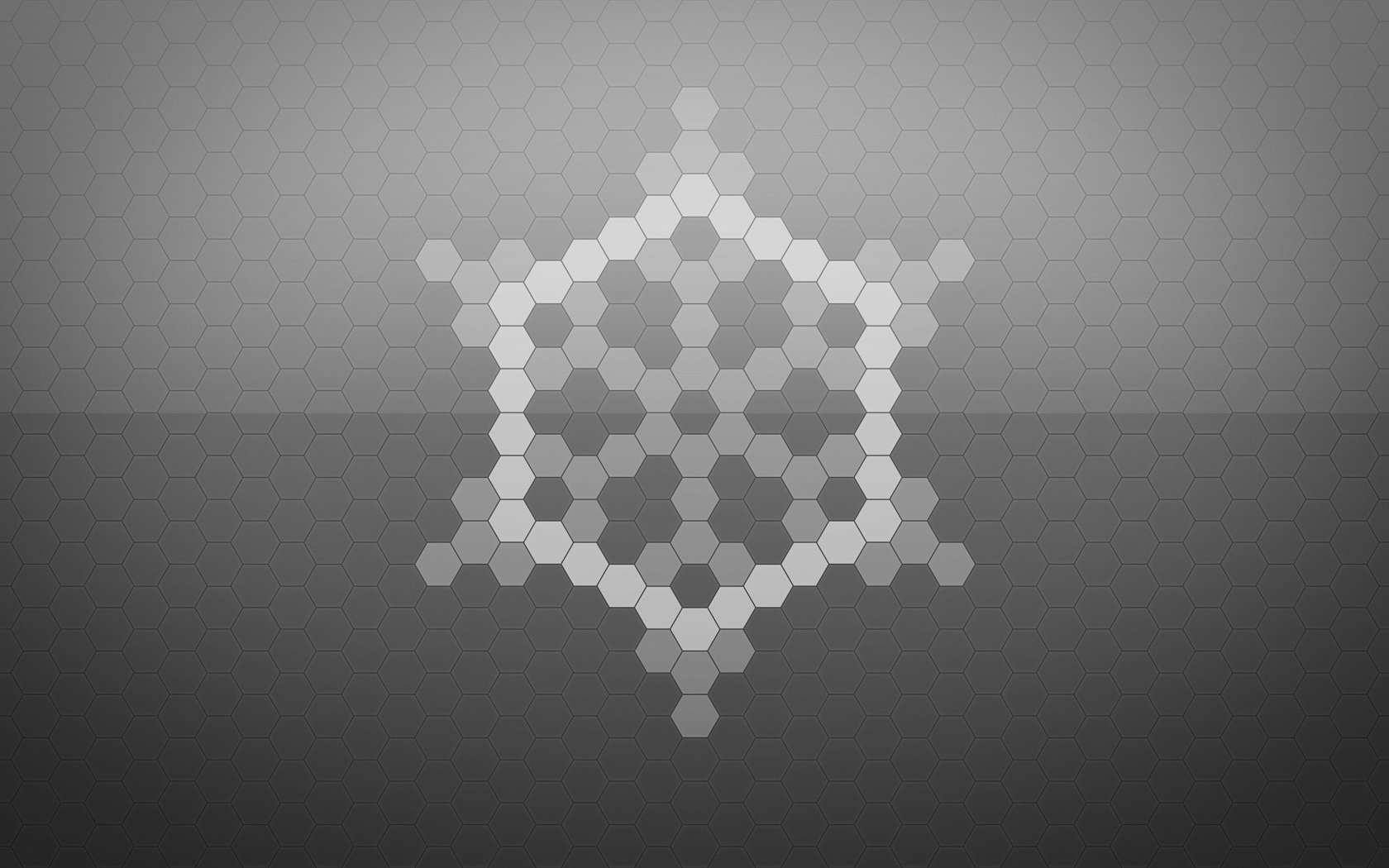 patrón de abejas minimalismo copo de nieve gris panal mosaico gris