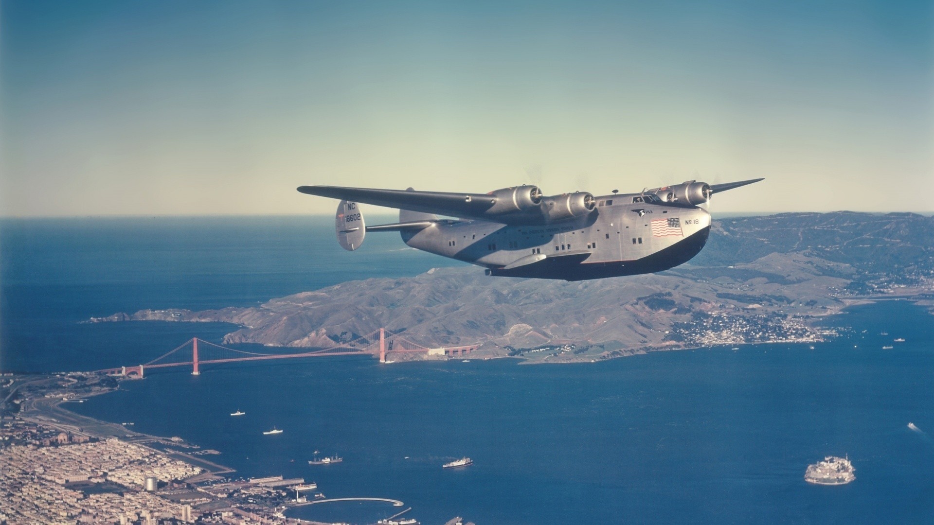 azul avión agua