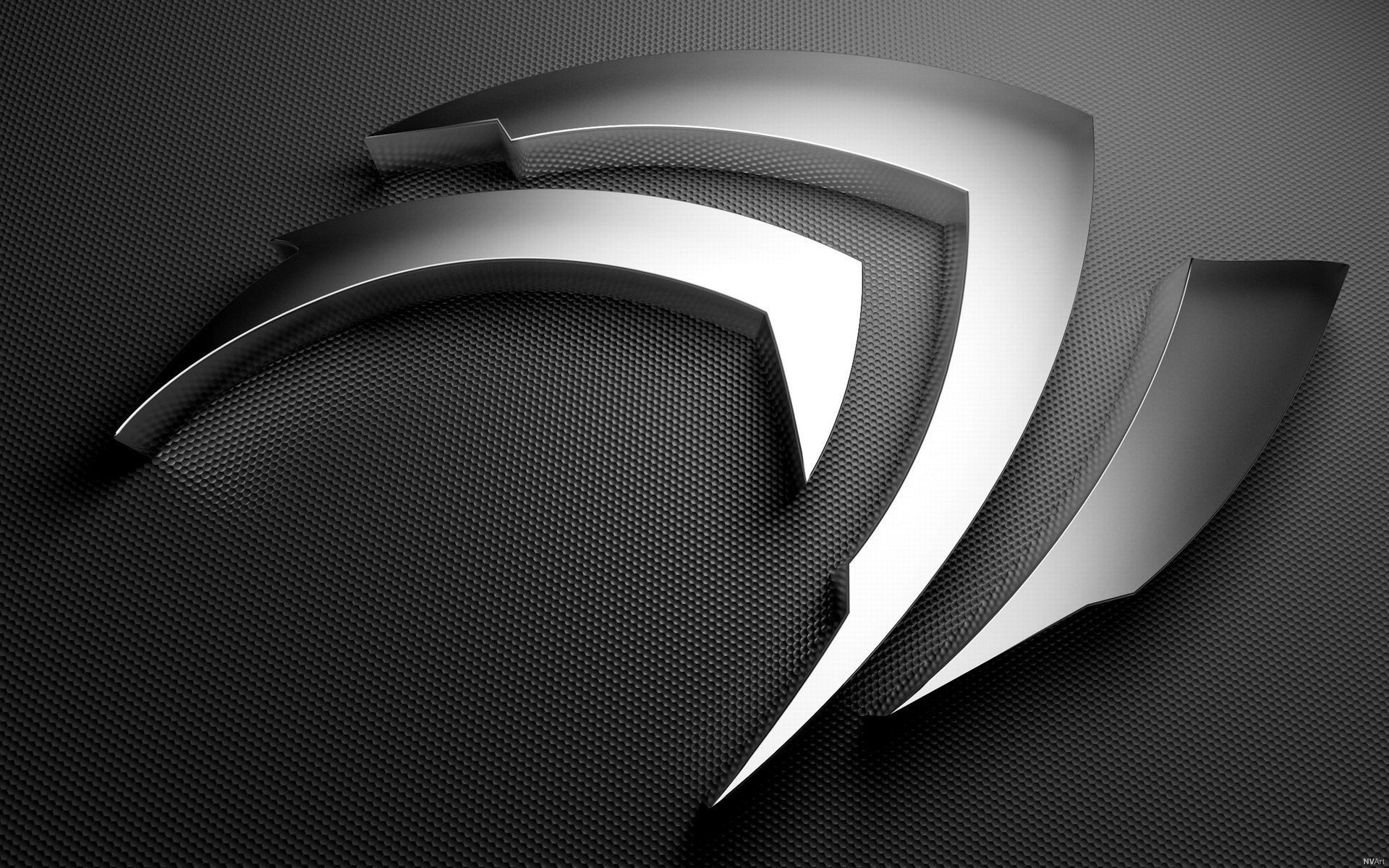 nvidia métal logo