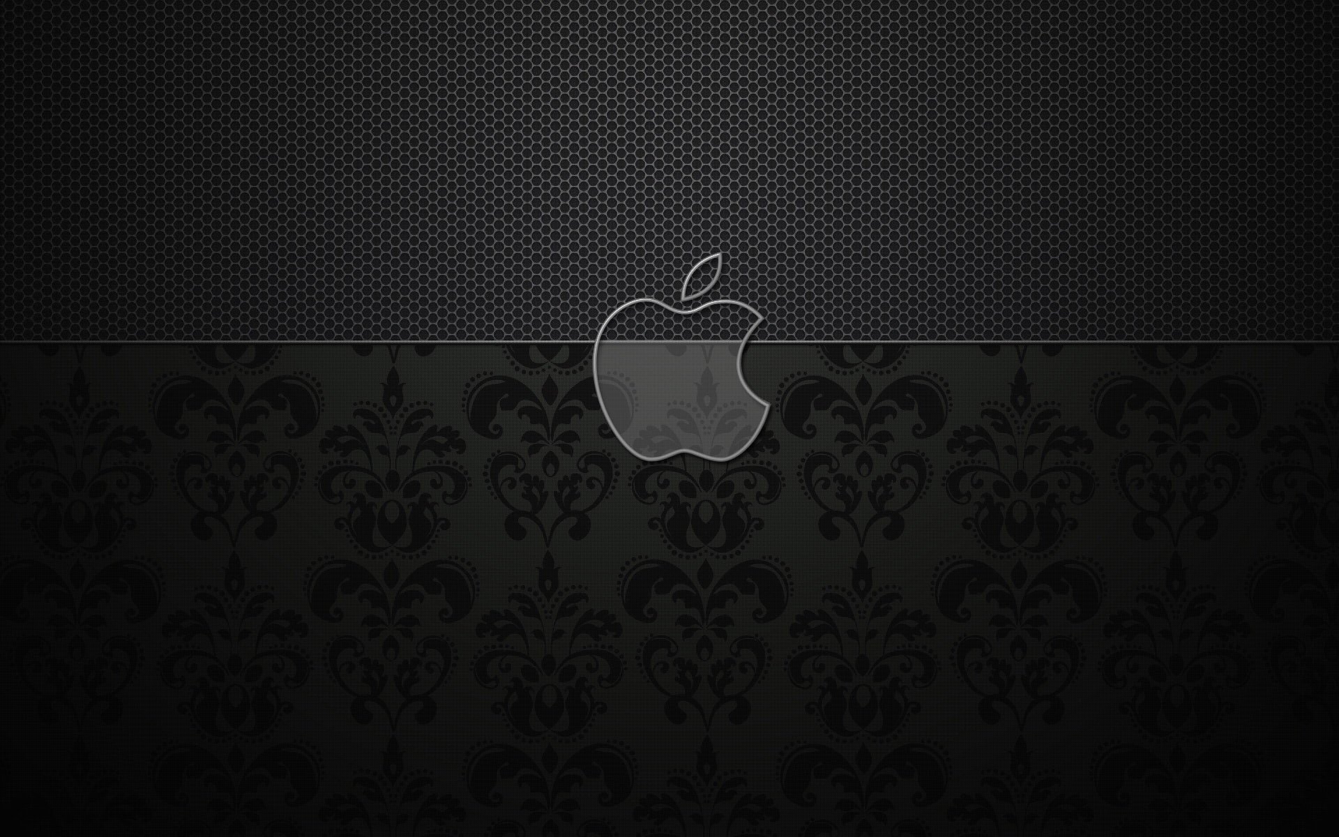 two textures bullseye logo apple emblems black and white