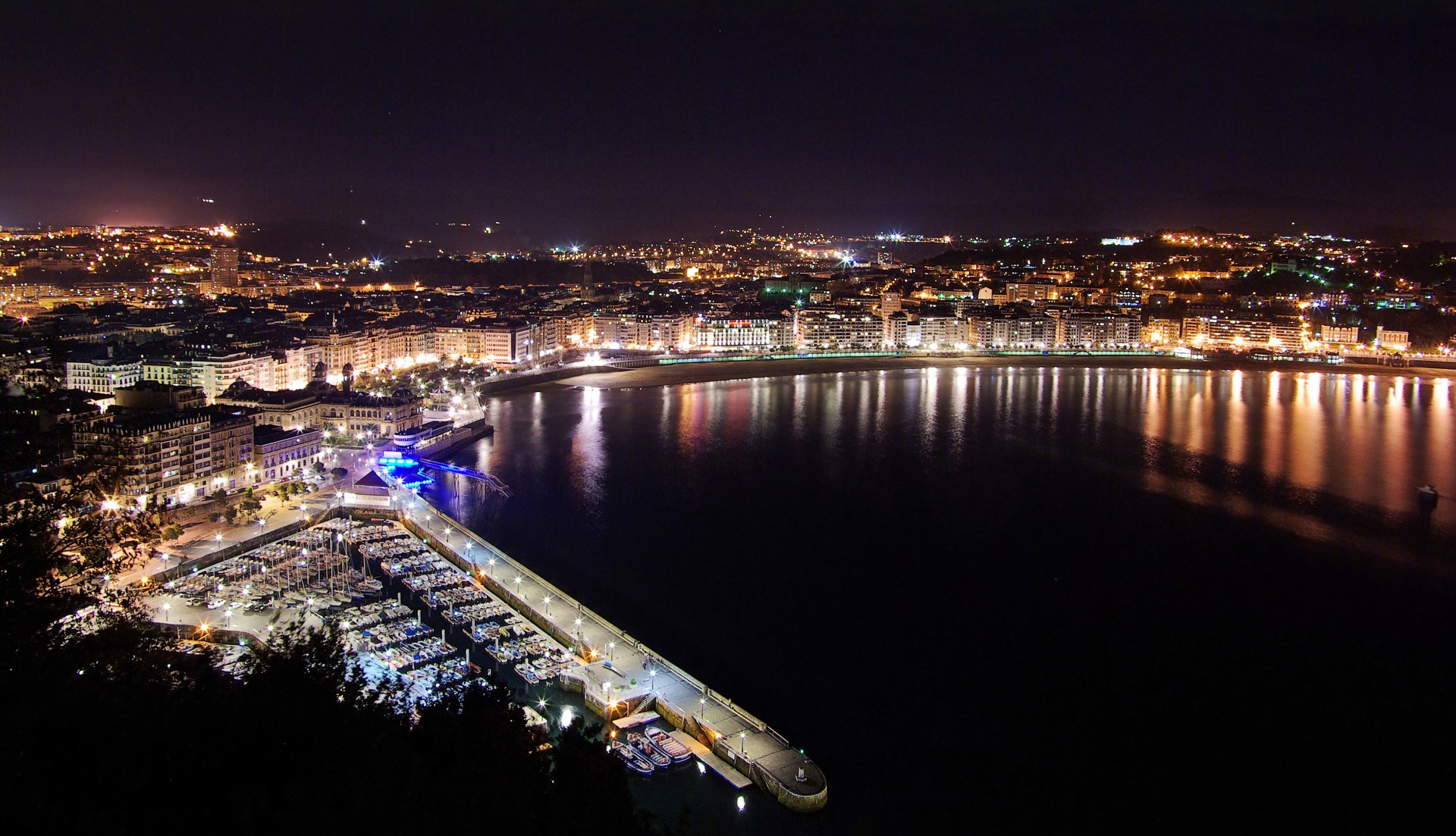 nacht lichter fanar böschung