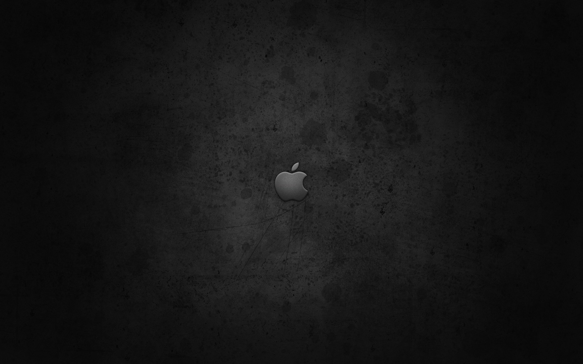 parete nera macchie mele apple emblemi loghi bianco e nero