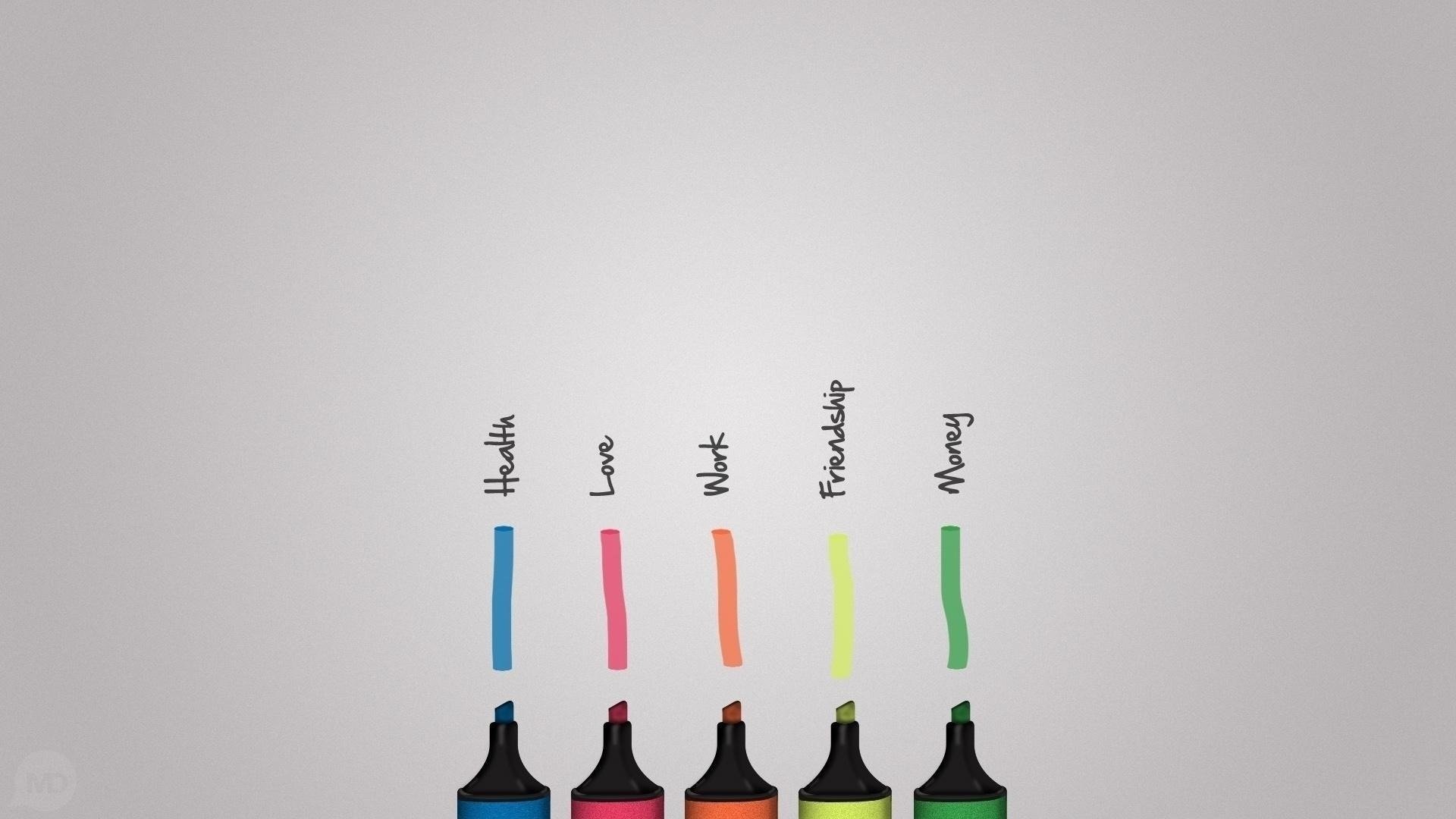 markers markers different colors traces gray background light background creative idea style rainbow spectrum