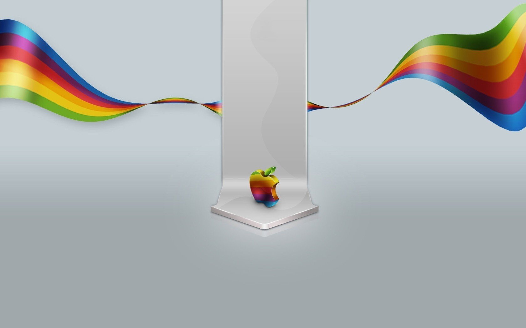 colorful apple arrow rainbow apple emblems logo