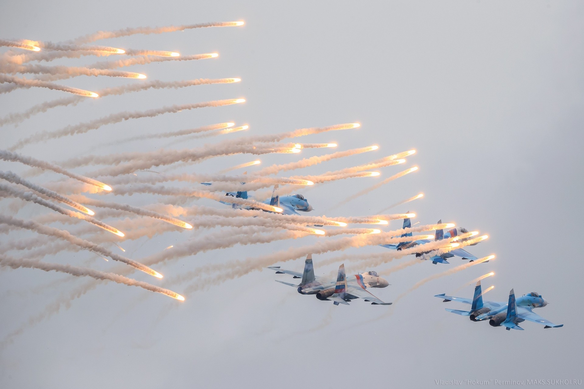 himmel flugzeuge russisch su-27