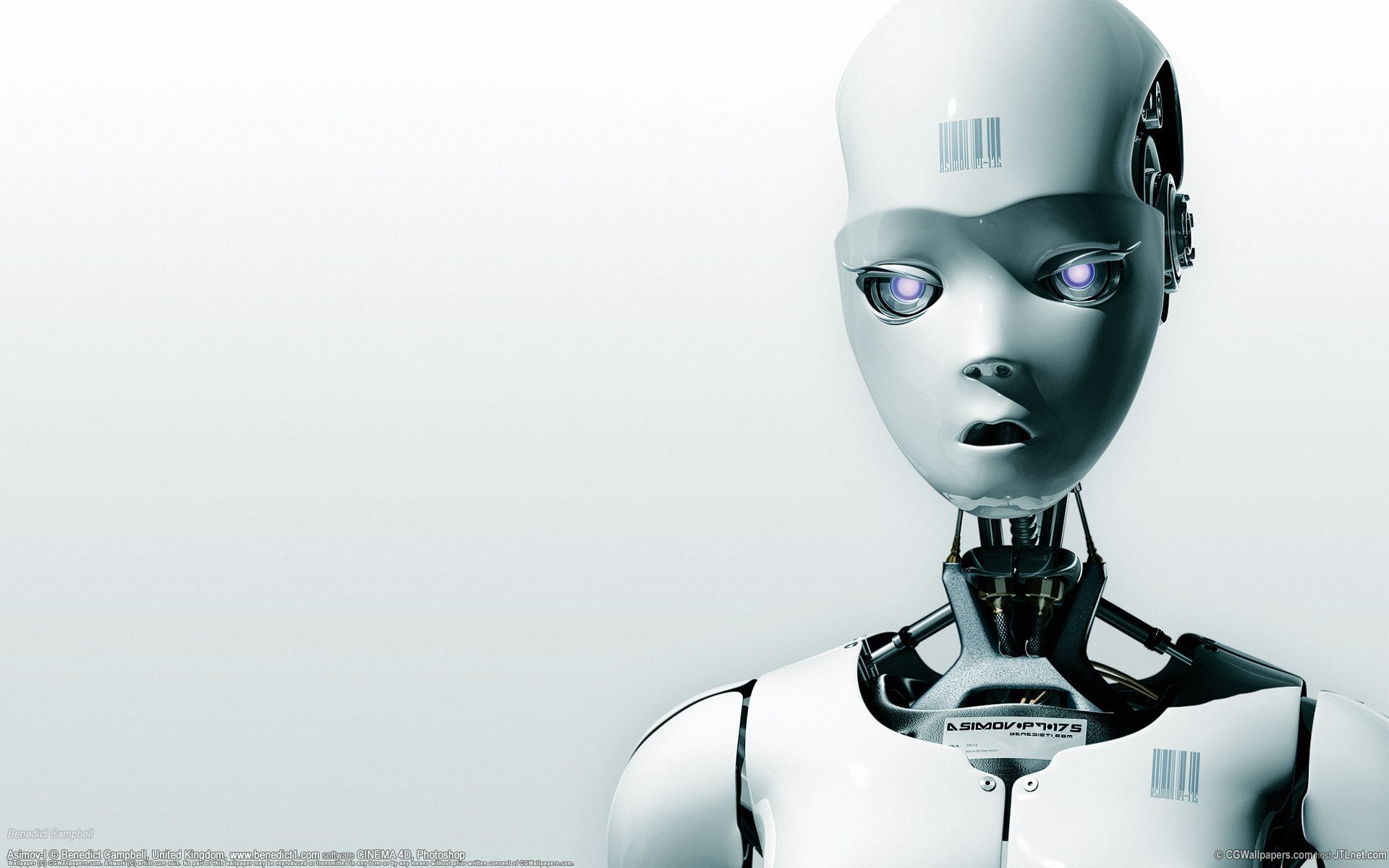 human form beautiful eyes robot cyborgs android