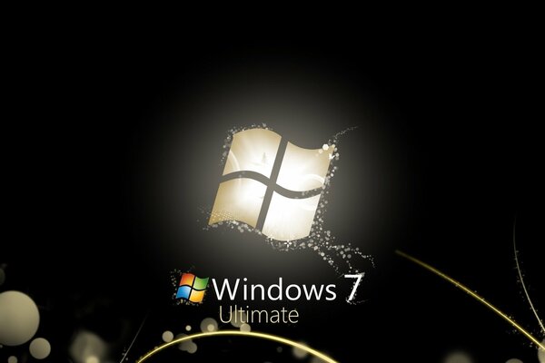 Windows operating system logo on a black background